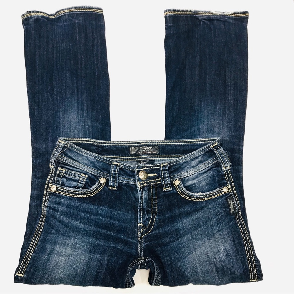 Silver Suki Surplus Bootcut dark wash jeans Sz 28 - Picture 7 of 7